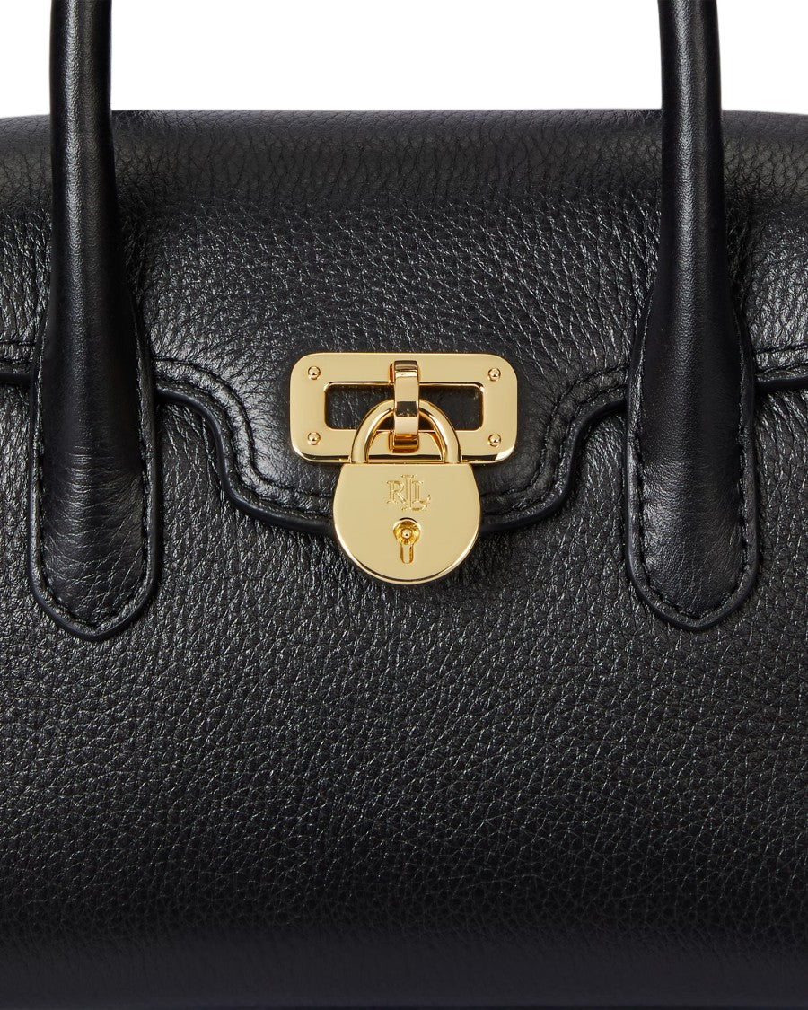 Lauren Ralph Lauren Tanner Small Satchel – Black Leather