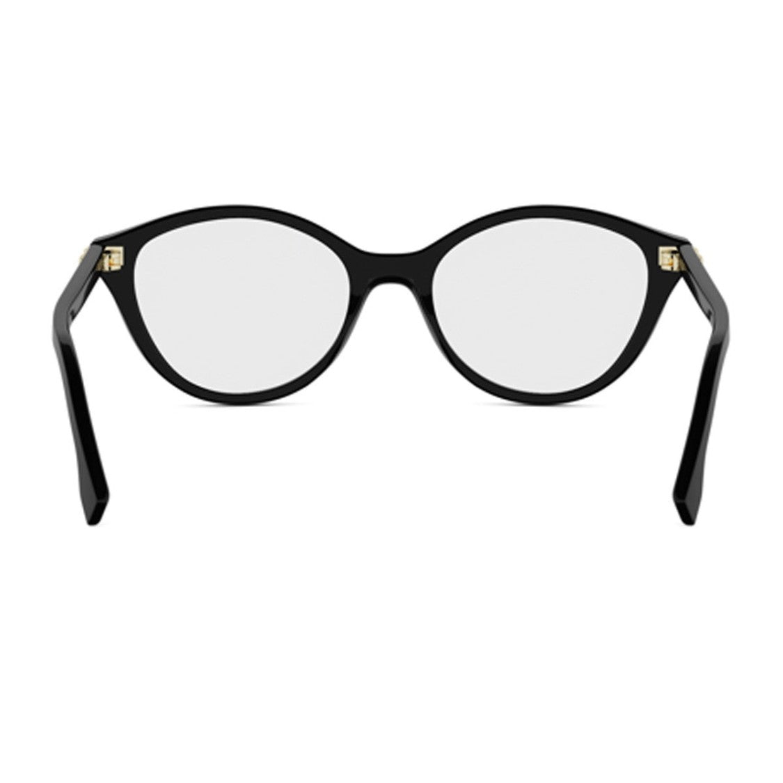Fendi Black Selleria Acetate Round Sunglasses