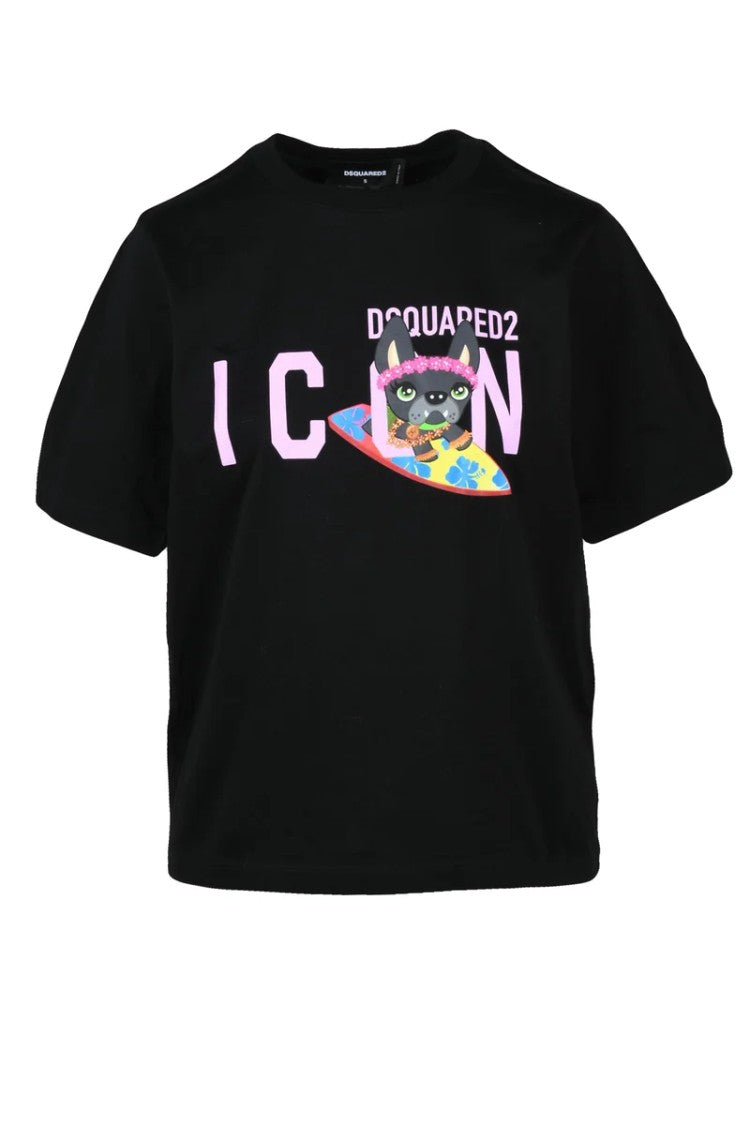 Dsquared2 Cotton T-Shirt - Black