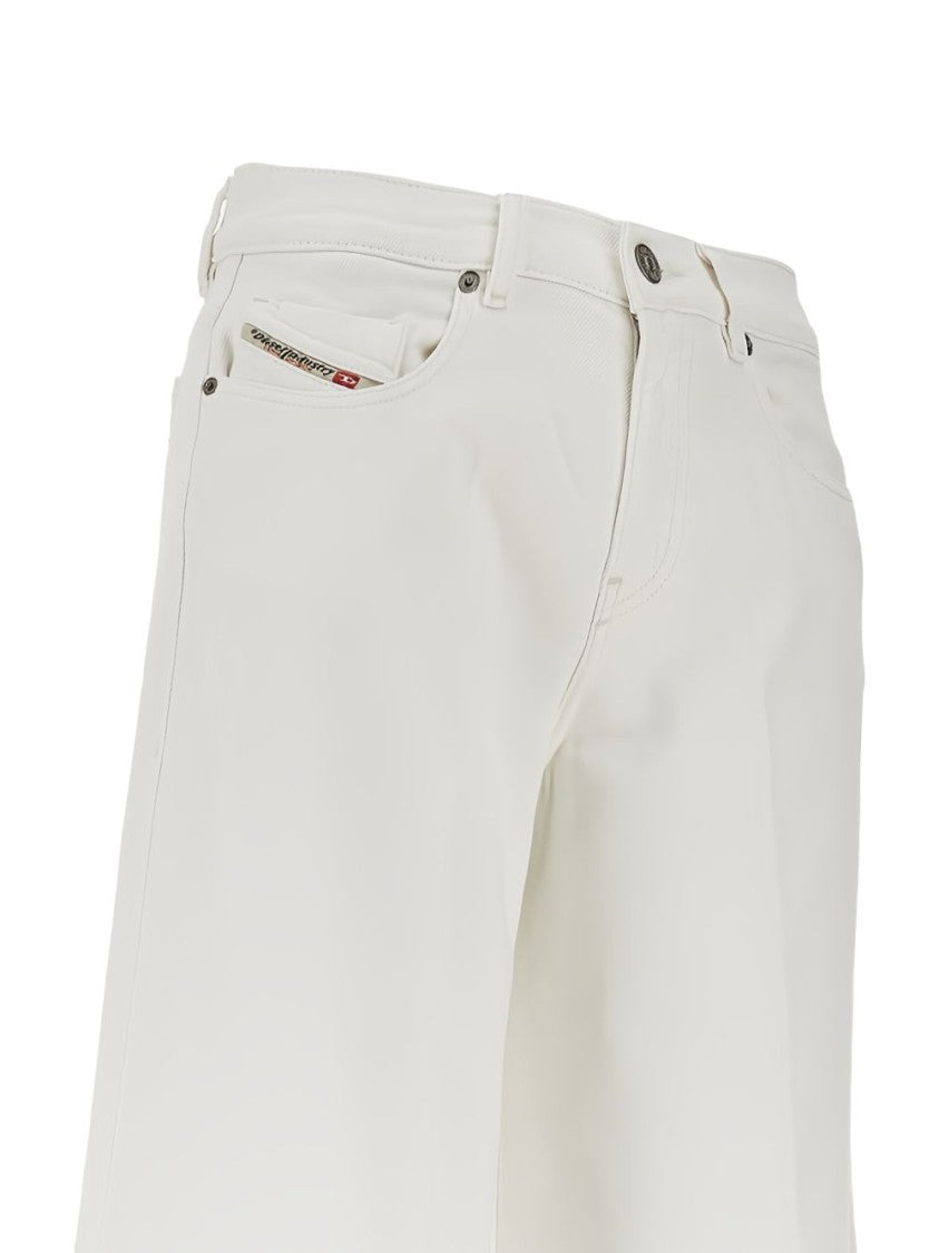 Diesel Wide-Leg High-Waist Jeans With Minimalist Design
