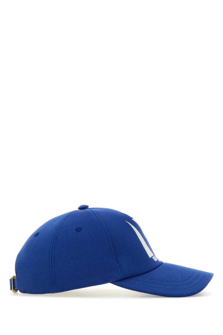 Valentino Garavani Electric Blue Cotton Baseball Cap