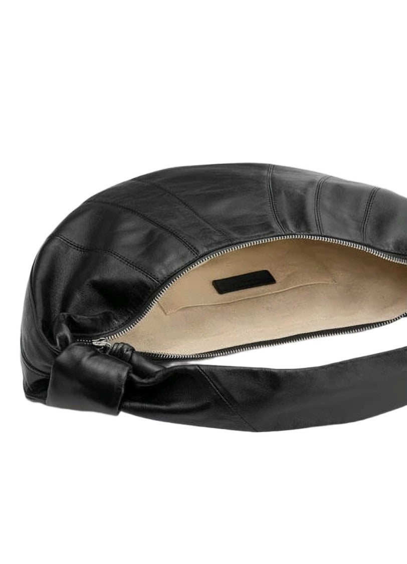 Lemaire Crescent-Shaped Shoulder Bag With Knotted Strap Details