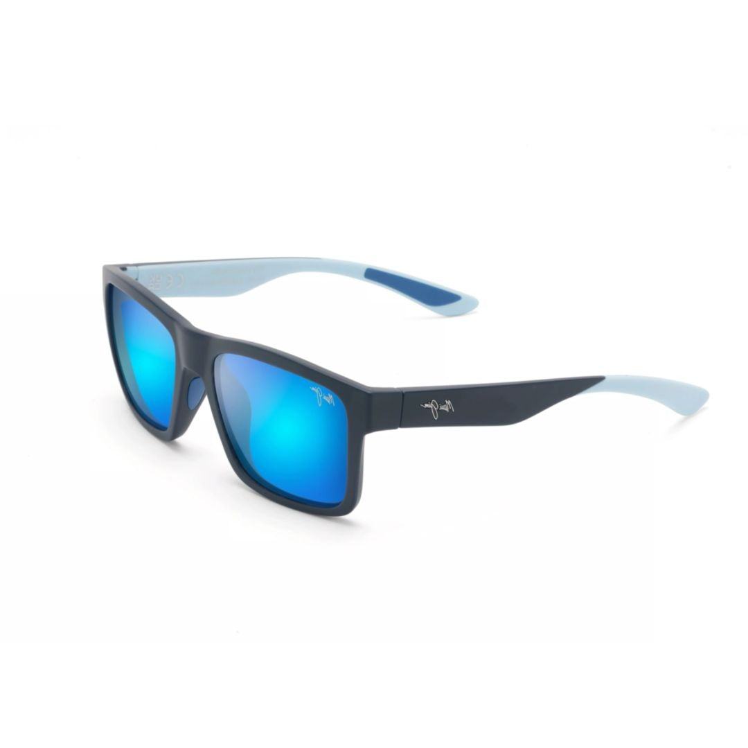 Maui Jim The Flats Rectangular Frame Sunglasses With Mirrored Lenses