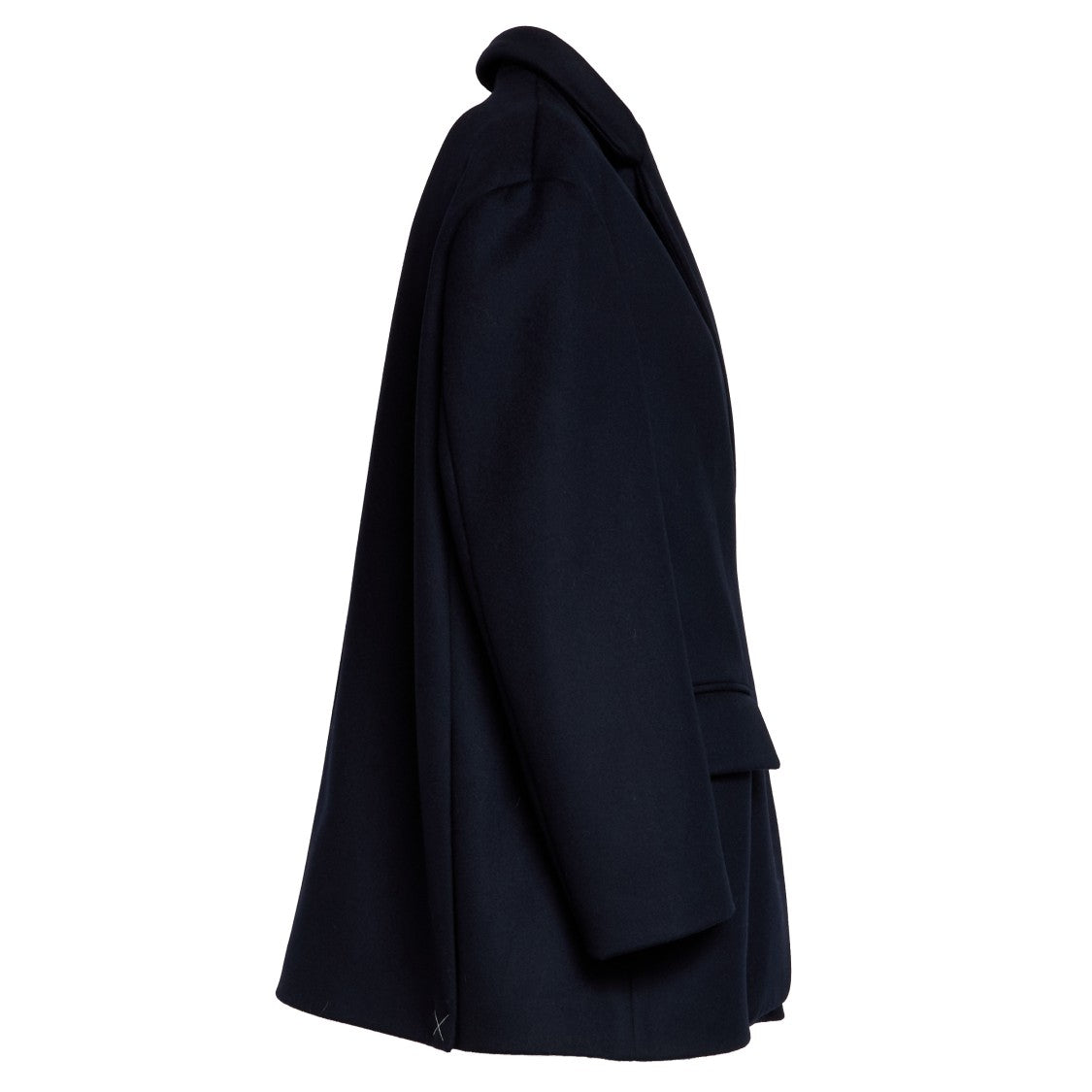 Department Five Wow Pea Coat In Woolen Cloth