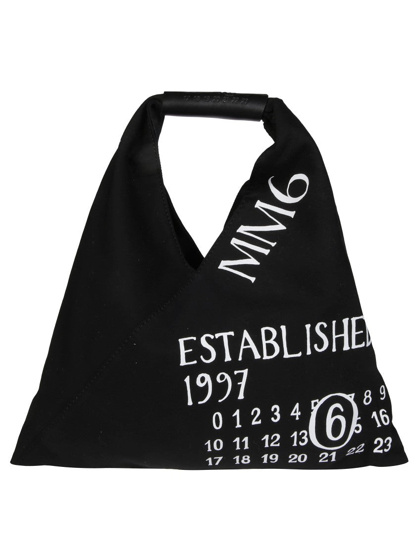 Mm6 By Maison Margiela Triangular Hand-Bag With Bold Logo Print