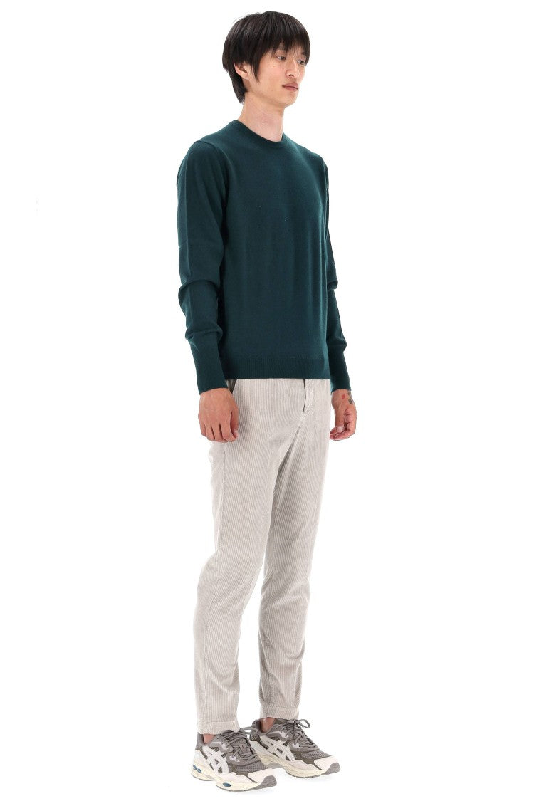 Drumohr Solid Color Pure Cashmere Crewneck Sweater