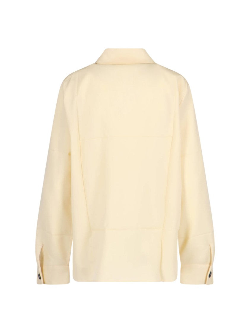 Jil Sander Virgin Wool Shirt – Ivory