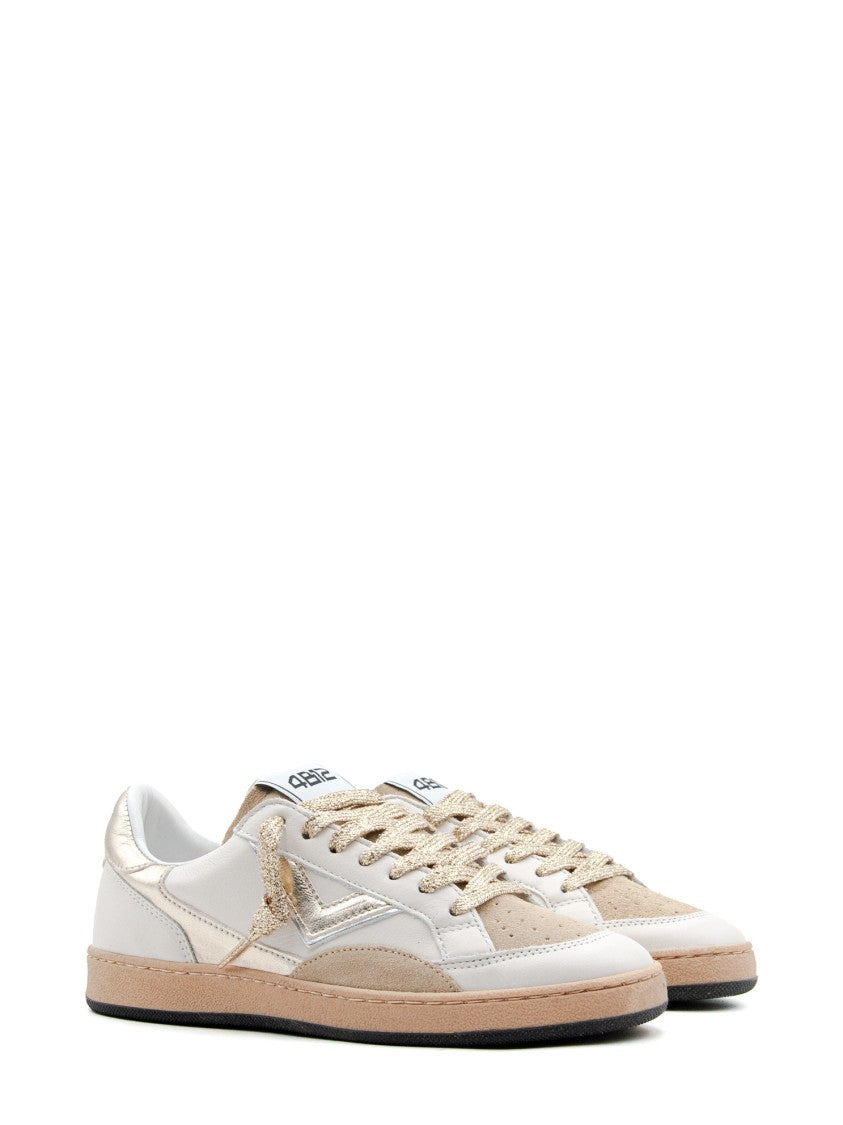 4B12 Low-Top Sneakers Textured Panels Metallic Accents