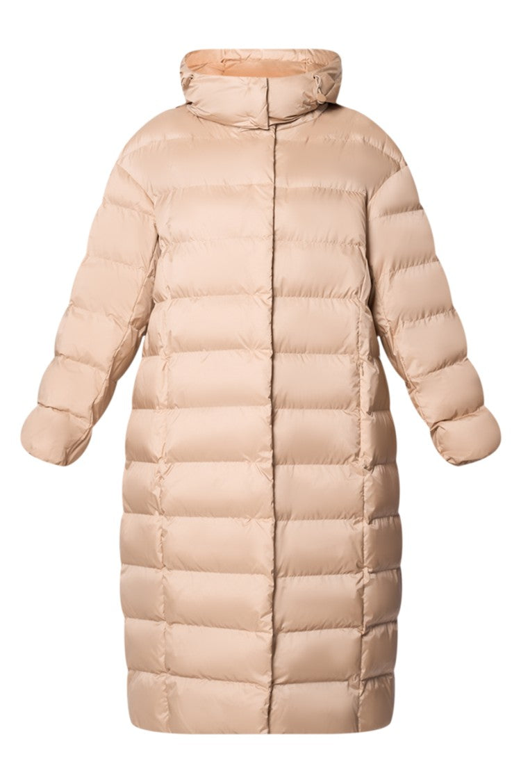 Max Mara Quilted Lightweight Puffer Coat With High Collar