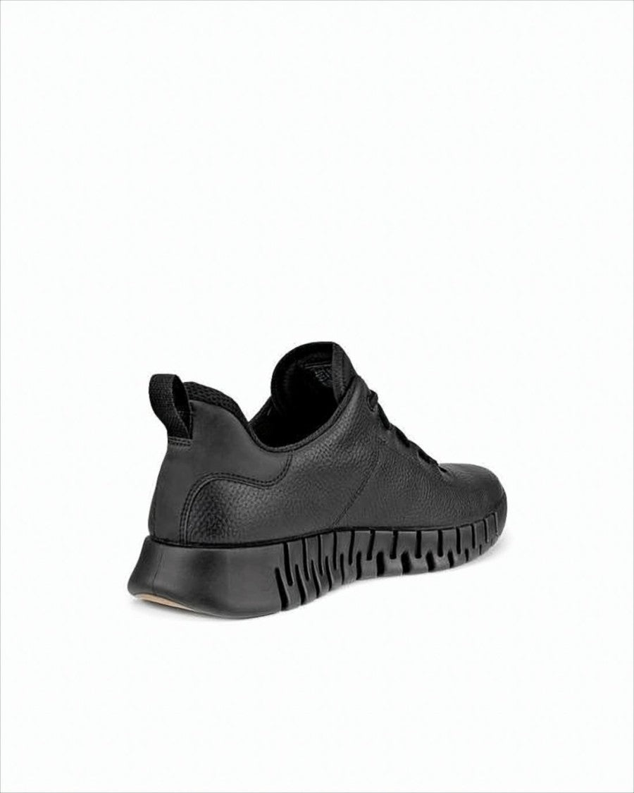 Ecco Textured Cowhide Leather Sneakers