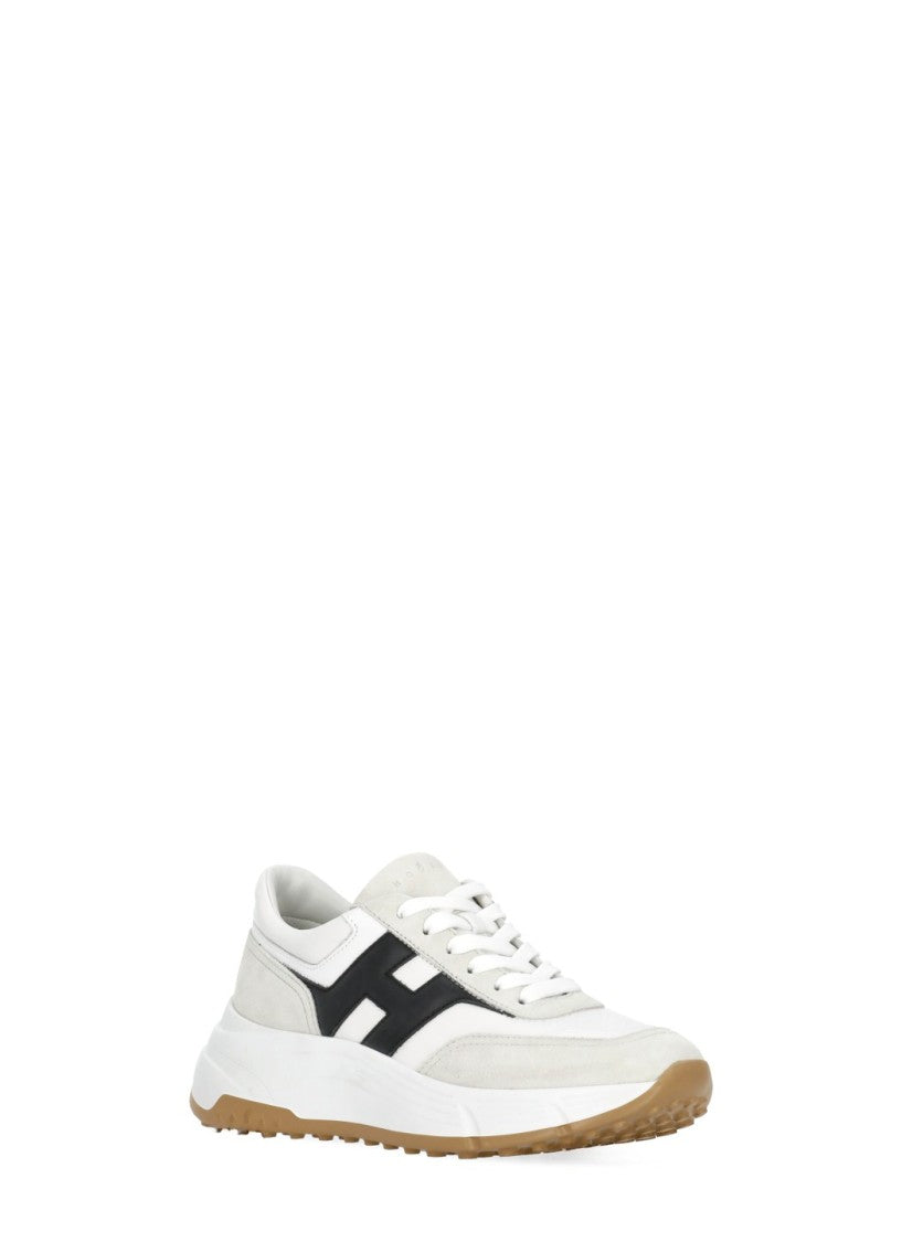 Hogan Low-Top Sneakers With Suede Accents And Iconic Logo