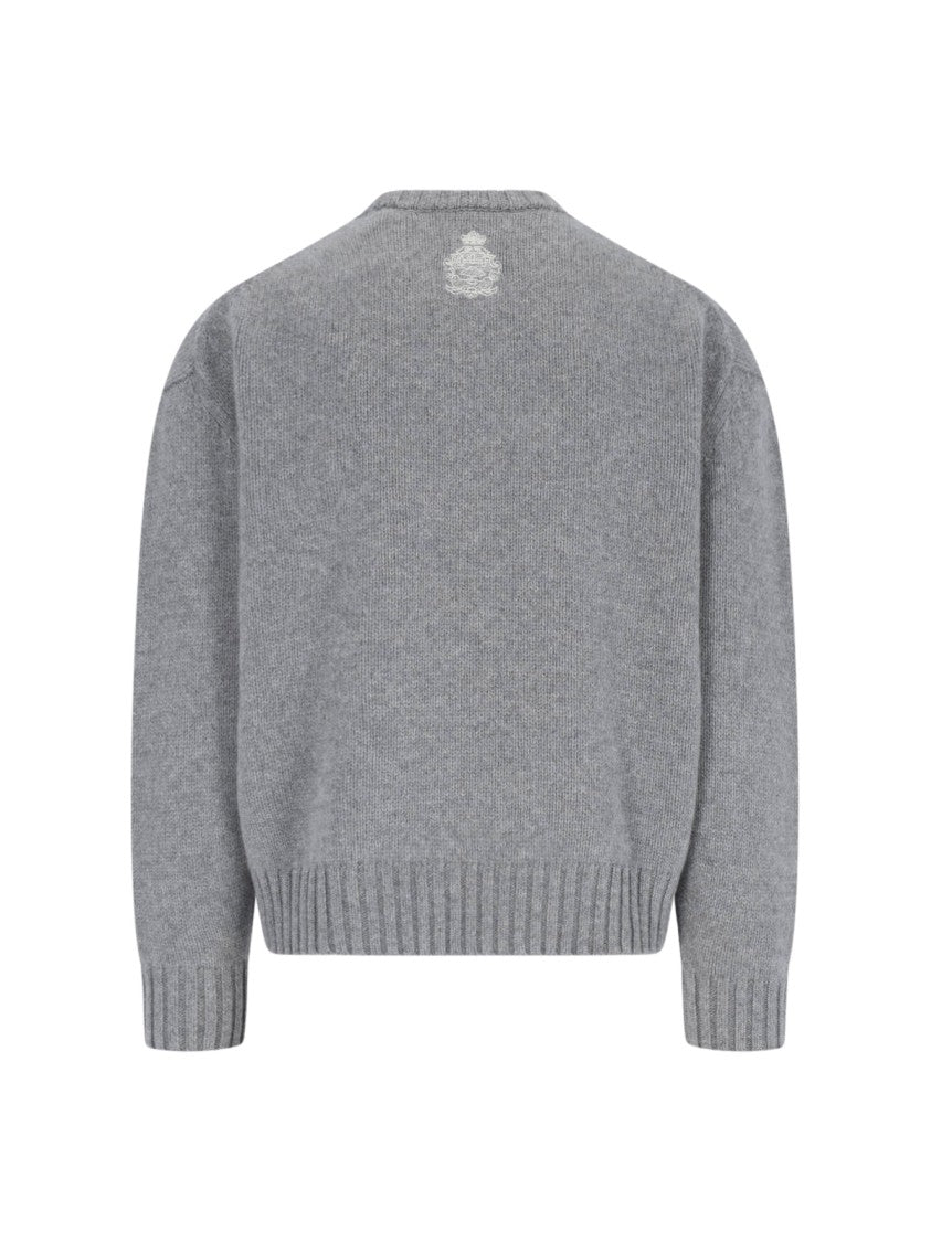 Frame Cashmere Sweater "Ritz" – Gray