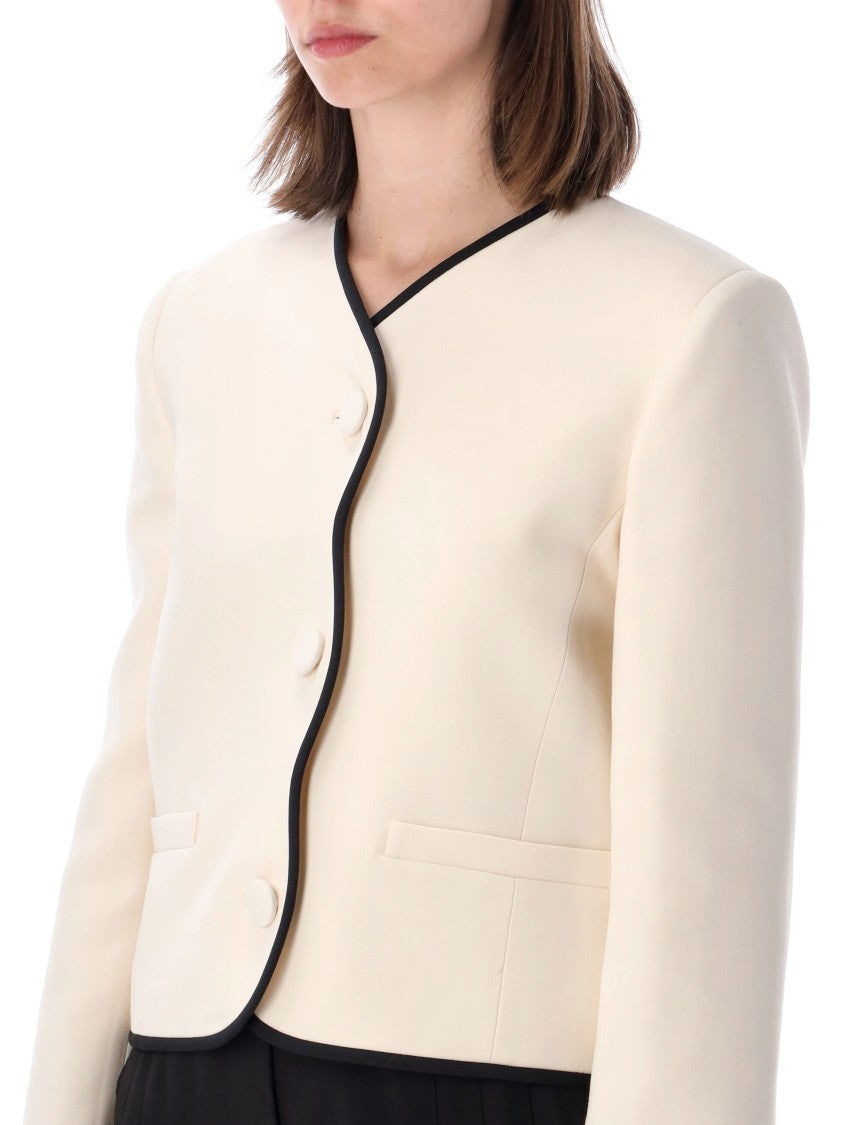 Valentino Garavani Wavy Trim Waves Jacket