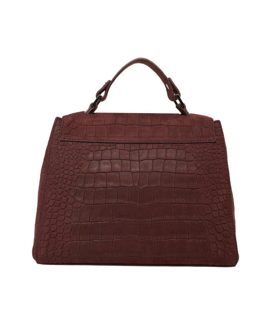 Orciani Crocodile-Effect Leather Tote