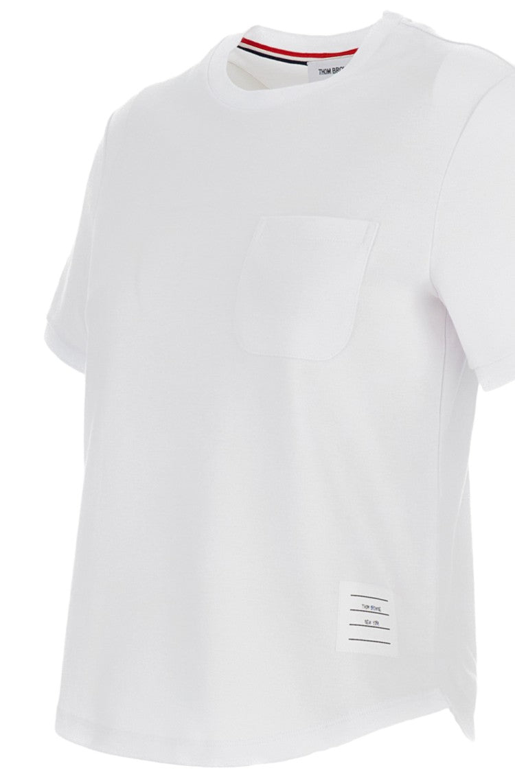 Thom Browne Cotton Milano Pocket Tee
