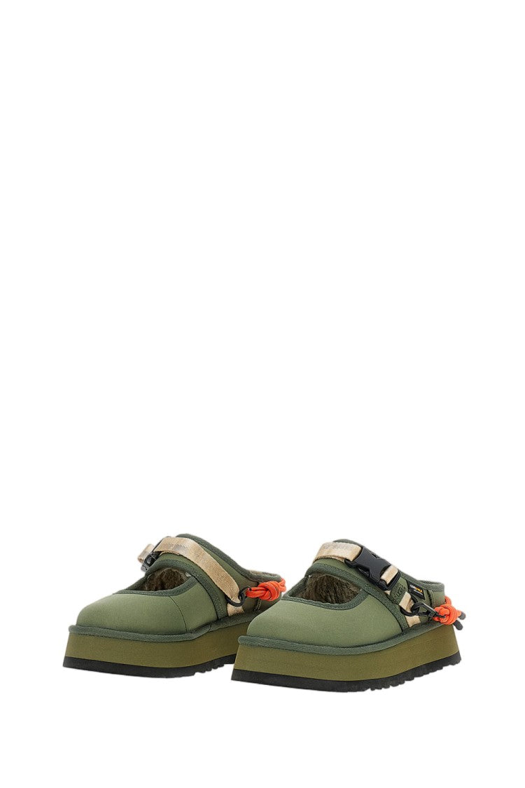Ugg Military Green Bea Mary Jane Wildwood Sabot
