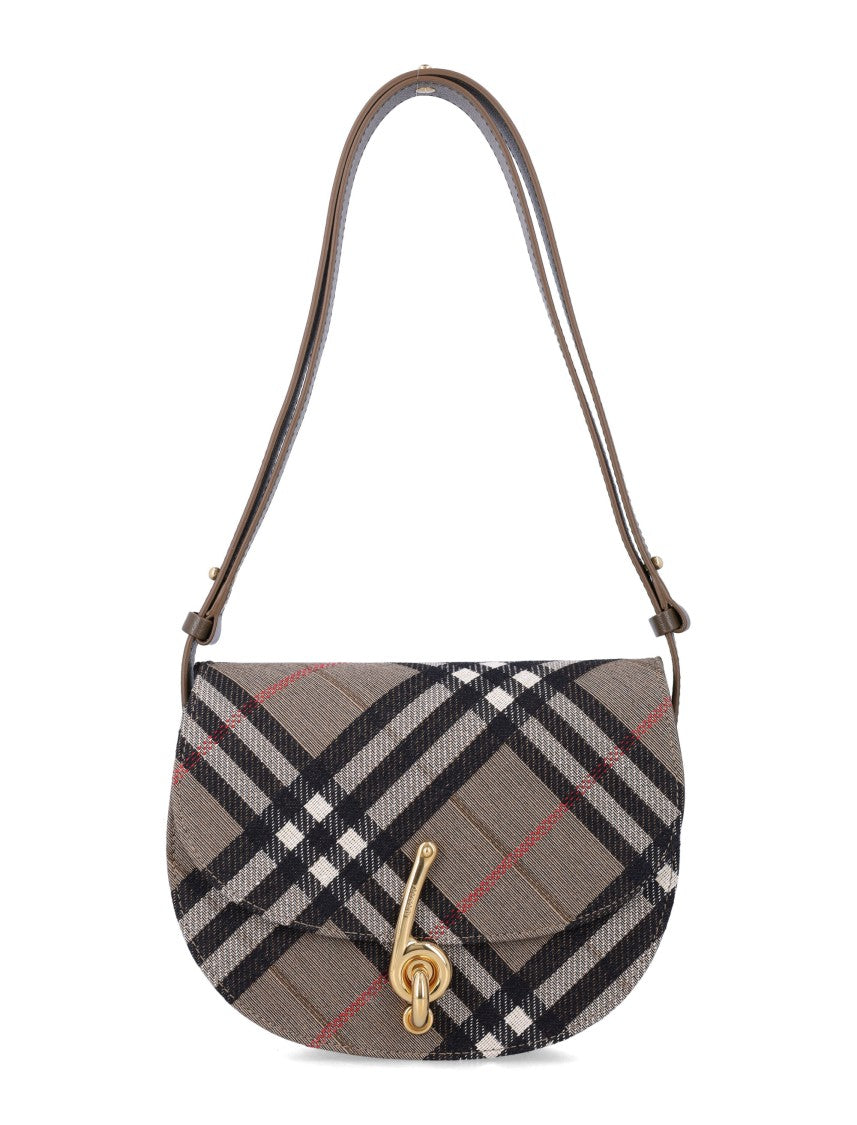 Burberry London Small Bridle Check Jacquard Bag