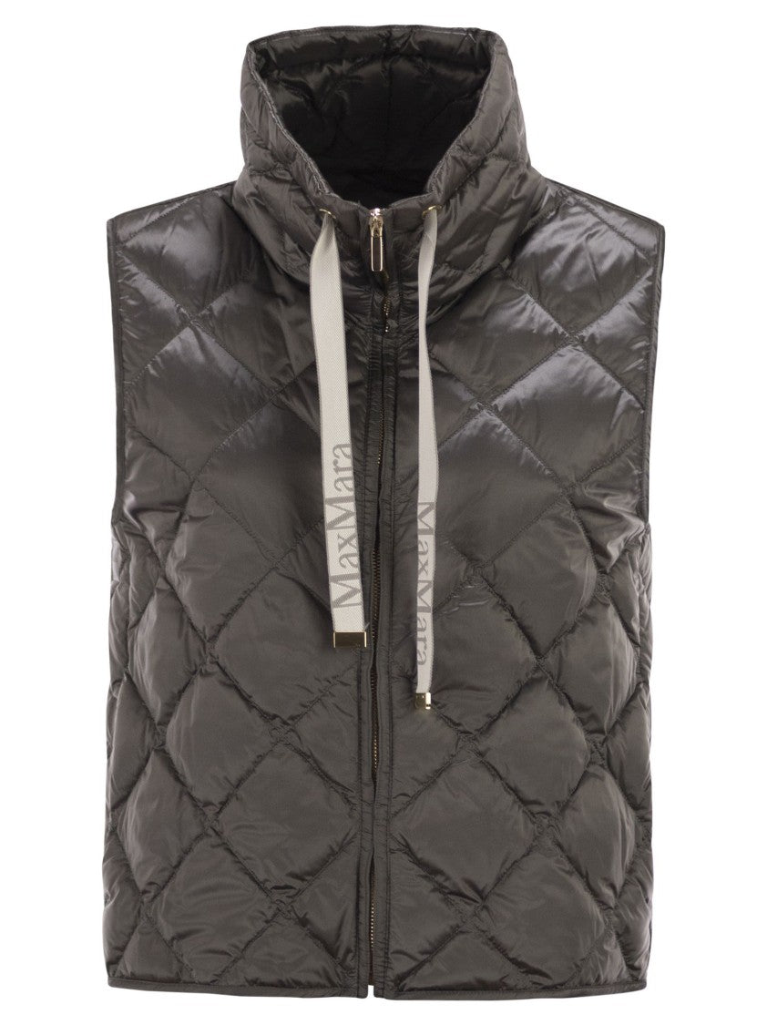 Max Mara Tegic - Drip-Proof Canvas Padded Waistcoat