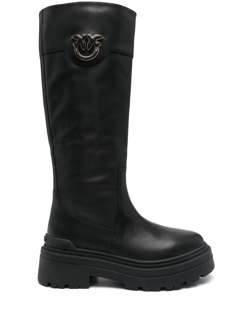 Pinko Mia Boot Calf Leather