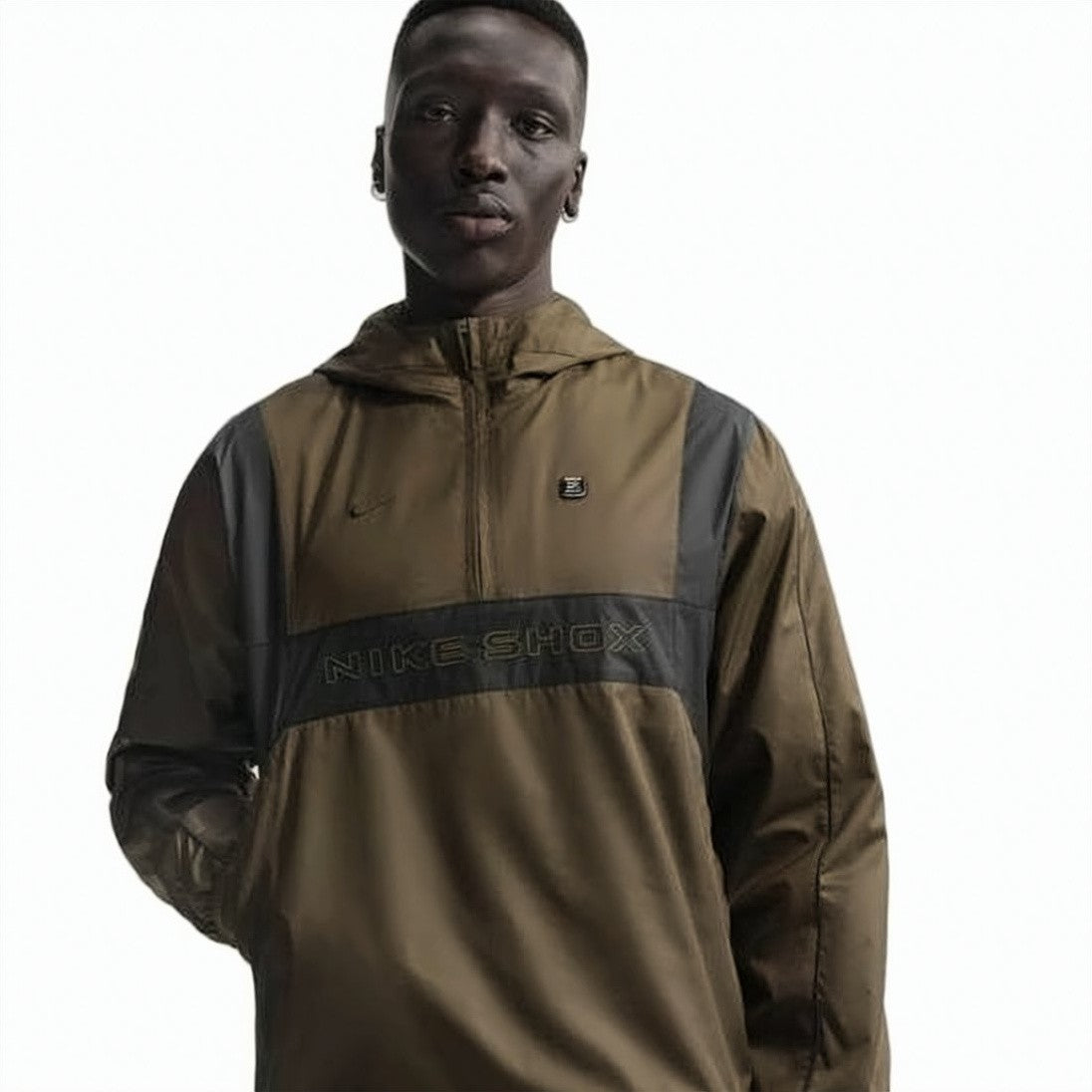 Nike Half-Zip Casual Jacket With Two-Tone Design