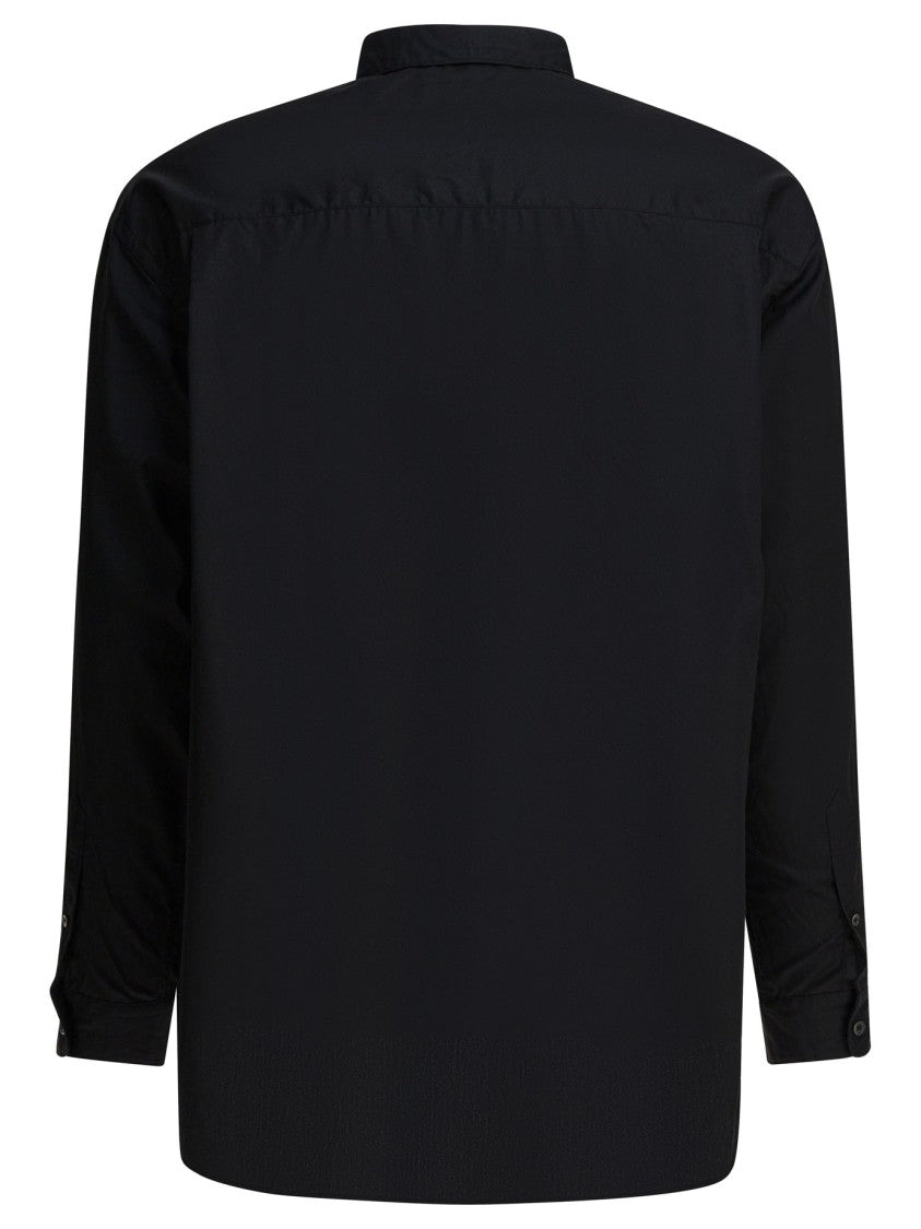 Comme Des Garçons Breathable Cotton Poplin Casual Shirt With Contrast Stitching