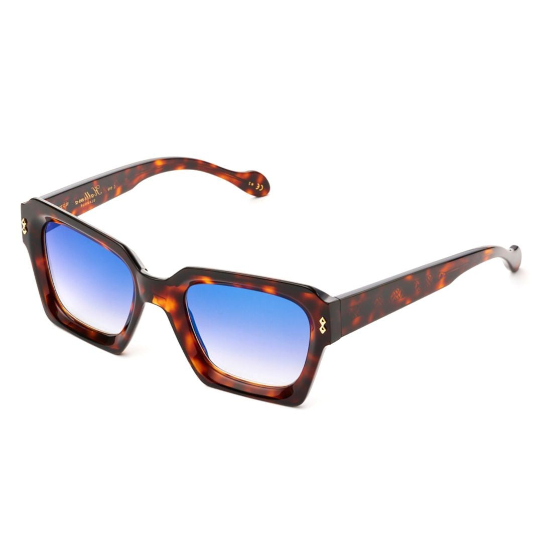 Kador Tortoiseshell Kallima Glamour Gradient Oversized Square Sunglasses