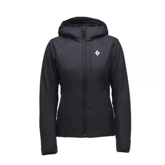 Black Diamond Lightweight Fitted Jacket With Minimalist Design