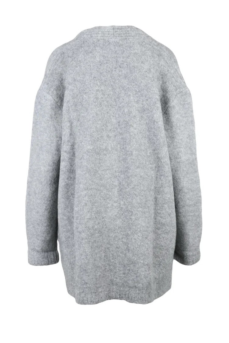 Fabiana Filippi Maxi Cardigan - Light Grey