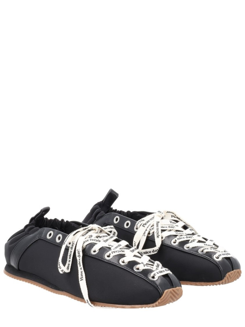 Ganni Sporty Soft Gathered Heel Flats