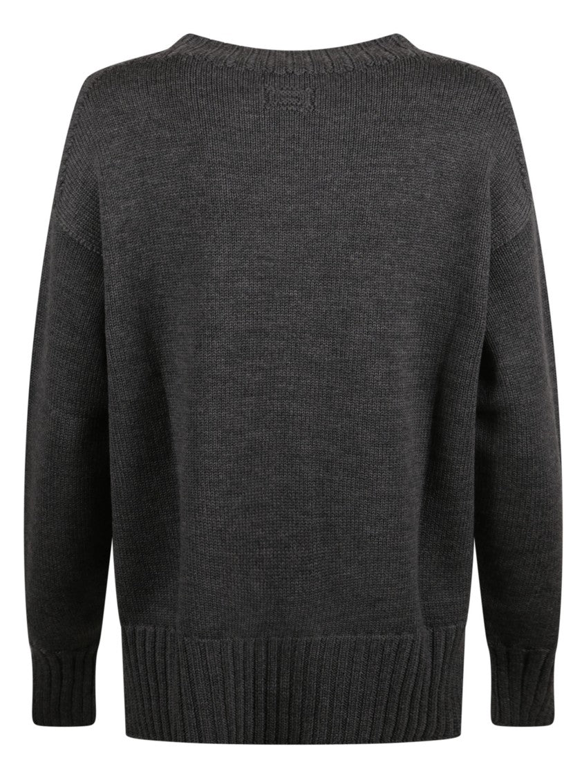 Drumohr Merino Over Round Neck Sweater