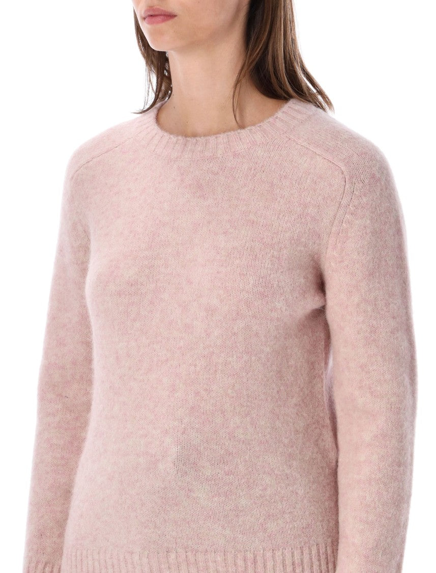 Soeur Soft Alpaca And Wool Knit Sweater With Hammer Armholes