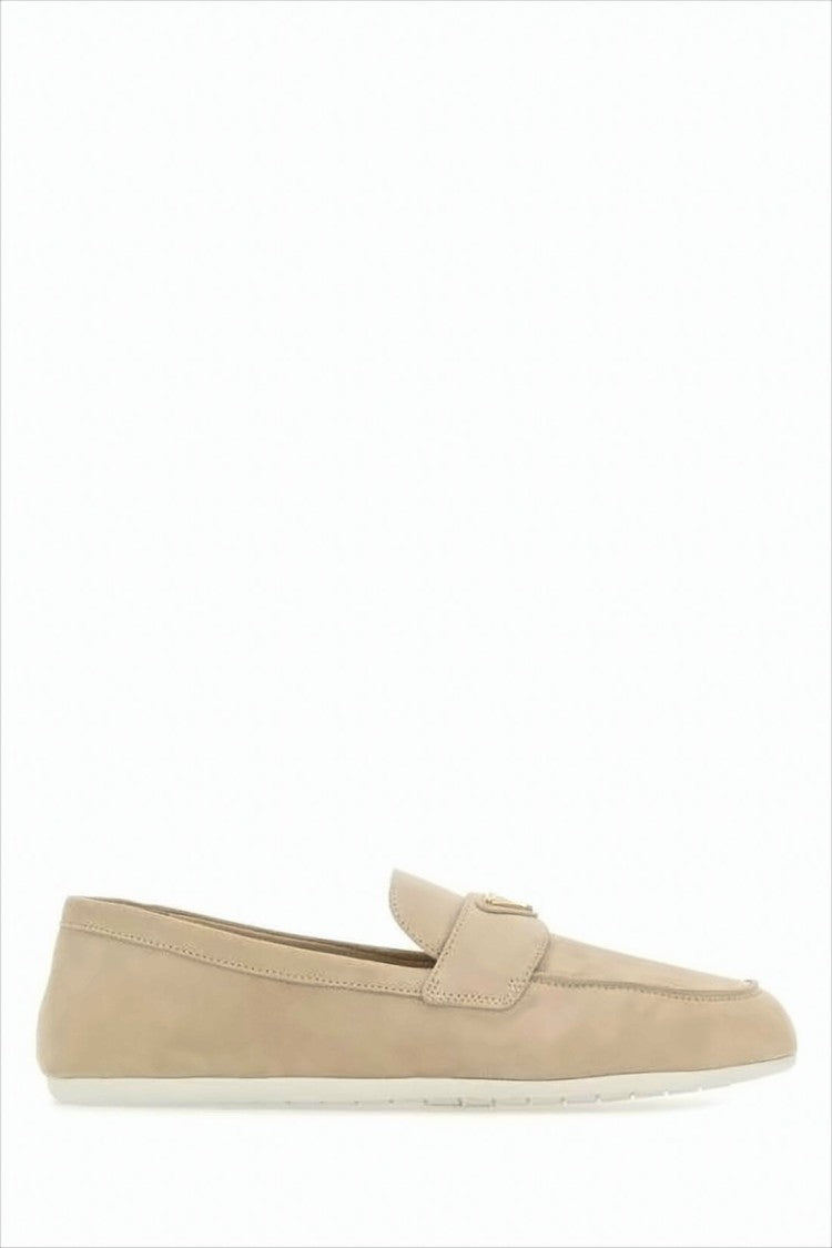 Prada Suede Loafers With Design