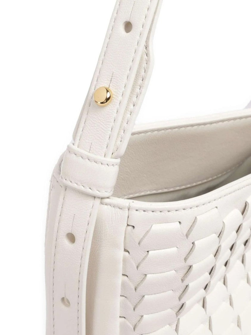 Furla Structured White Shoulder Bag