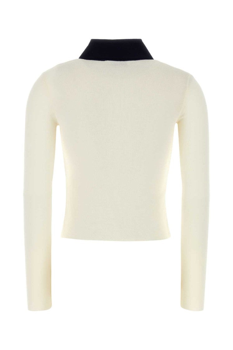 Self-Portrait Ivory Wool Cardigan
