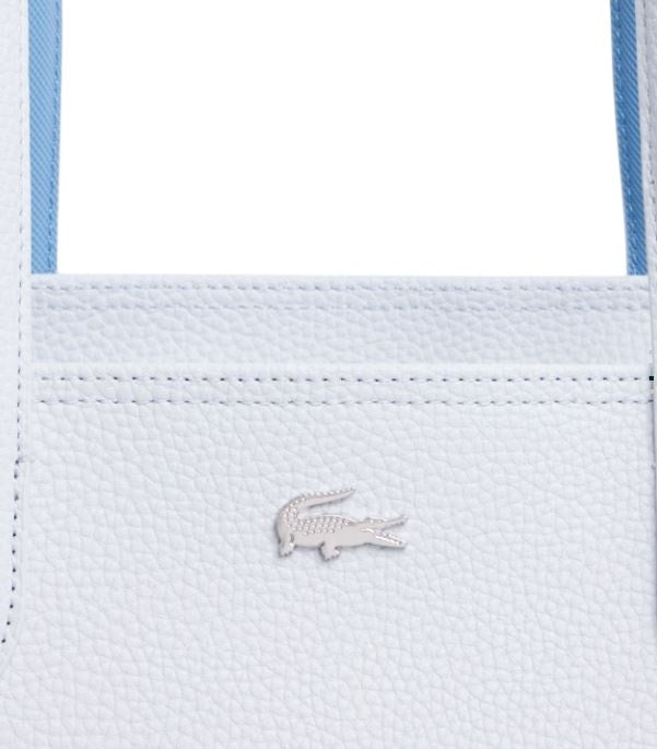 Lacoste Zip Shoulder Bag With Multiple Compartments