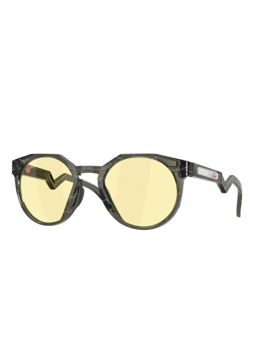 Oakley Round Frame Sunglasses With Grey Tinted Lenses