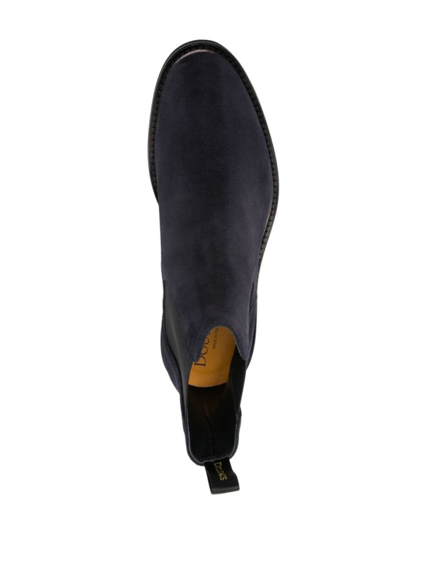 Doucal's Blue Beatles Suede Boots