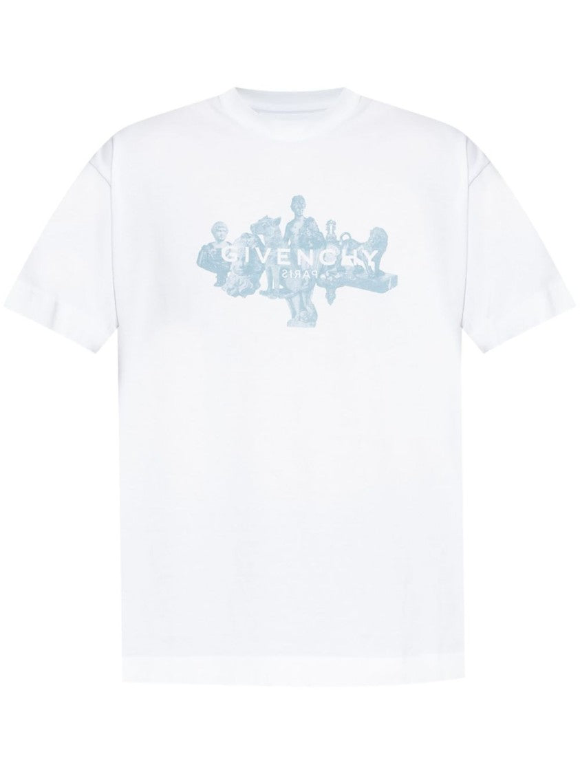 Givenchy White Cotton Jersey T-Shirt