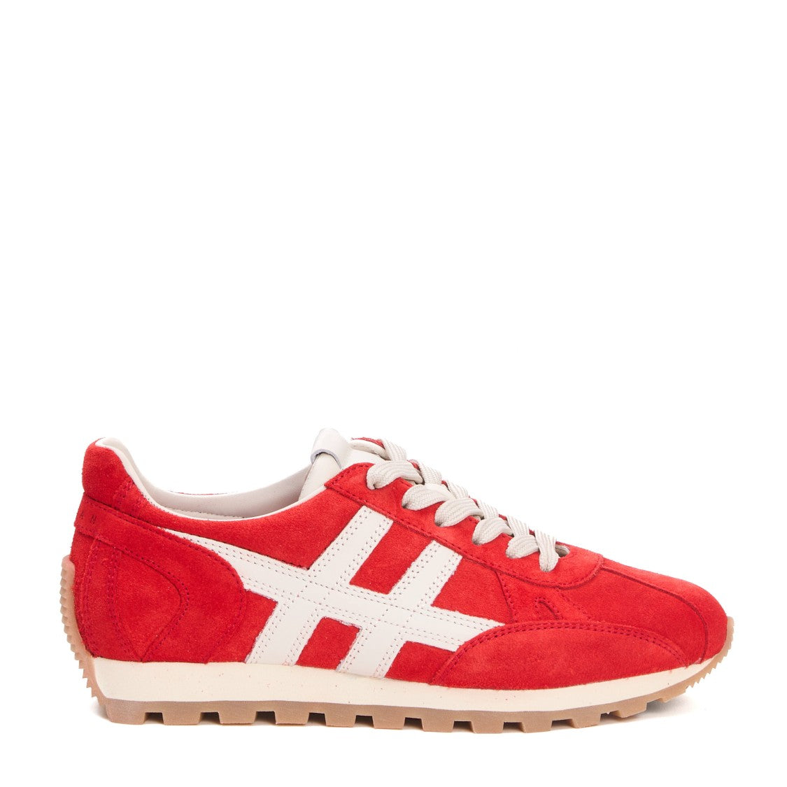 Hogan Running 86R Suede Red Sneakers