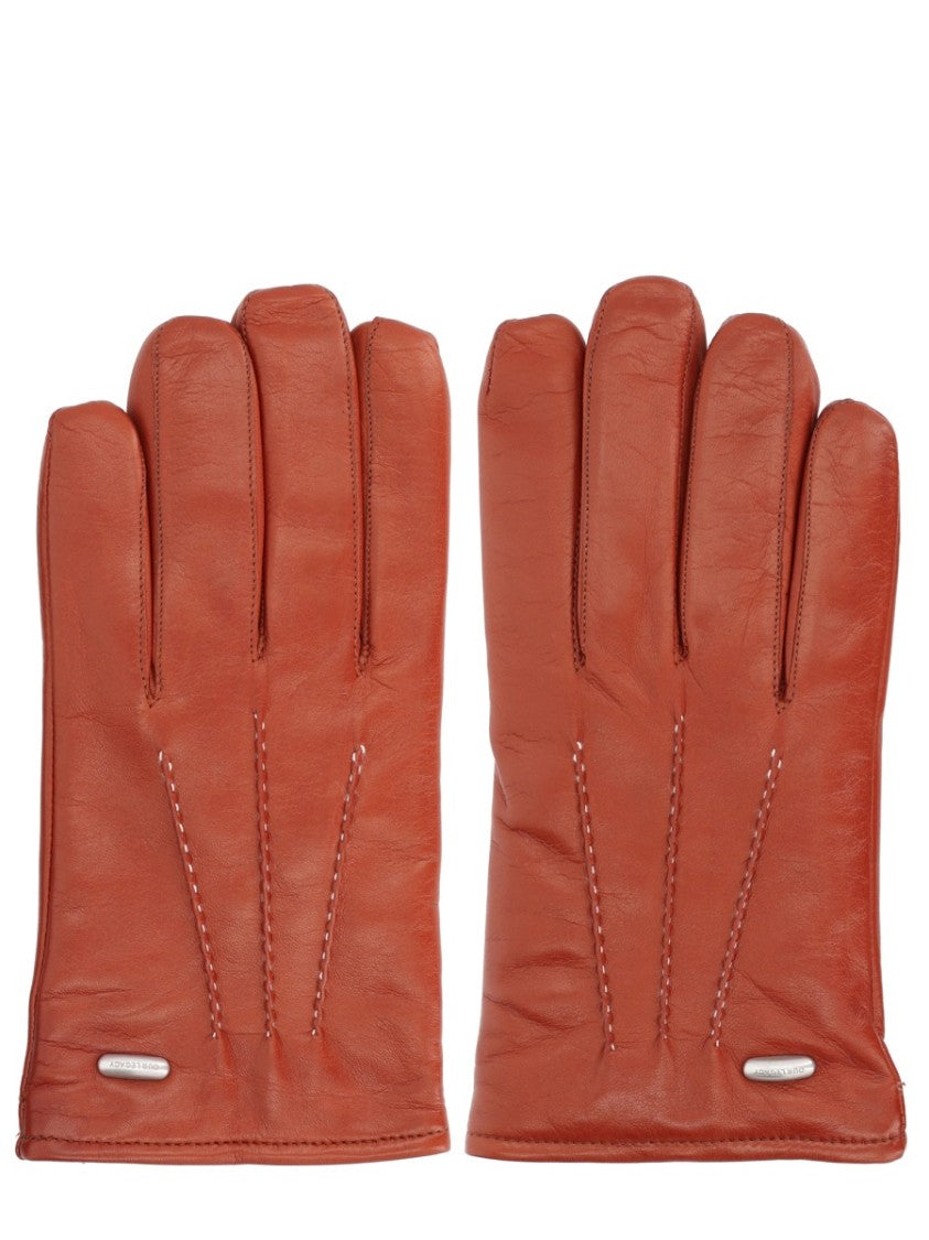 Our Legacy Rich Reddish-Brown Lamb Leather Gloves