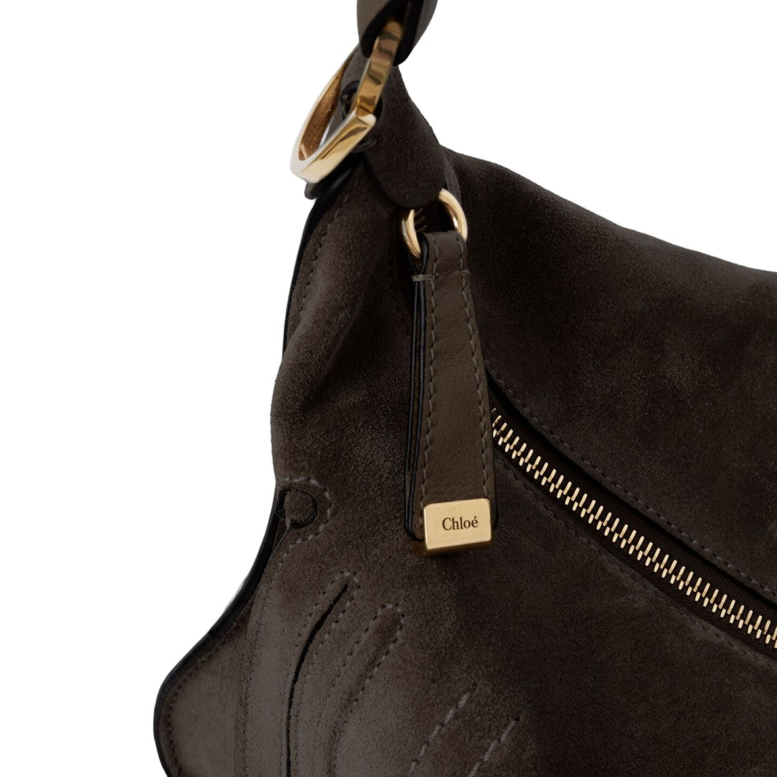 Chloé Suede Calf Leather Bag With Adjustable Strap
