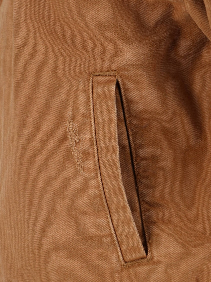 Carhartt Wip Brown Og Santa Fe Organic Jacket