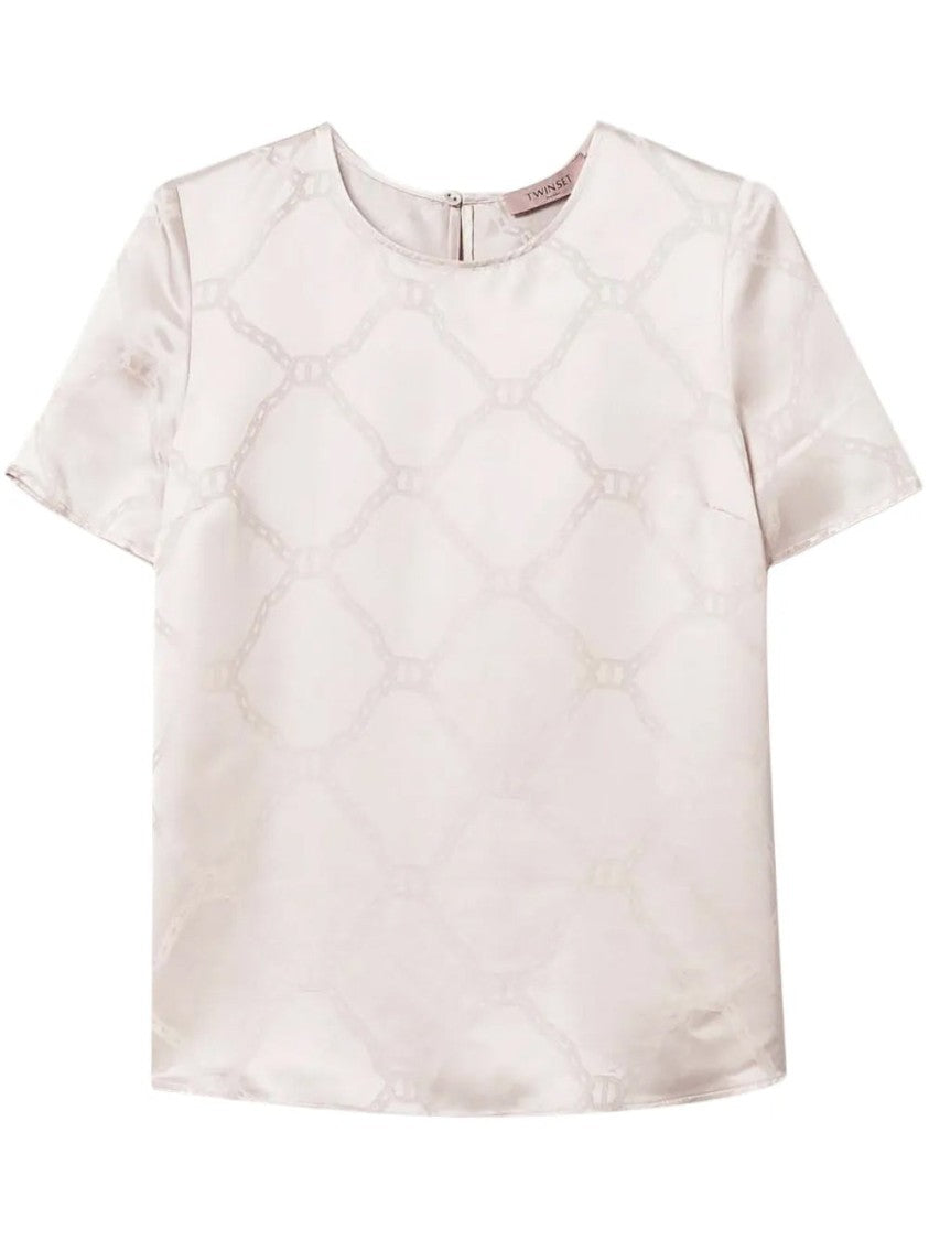 Twin-Set Oval T-Jacquard T-Shirt