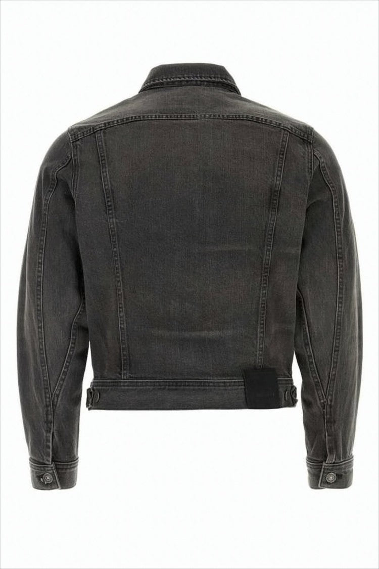 Tom Ford Button-Up Grey Denim Jacket