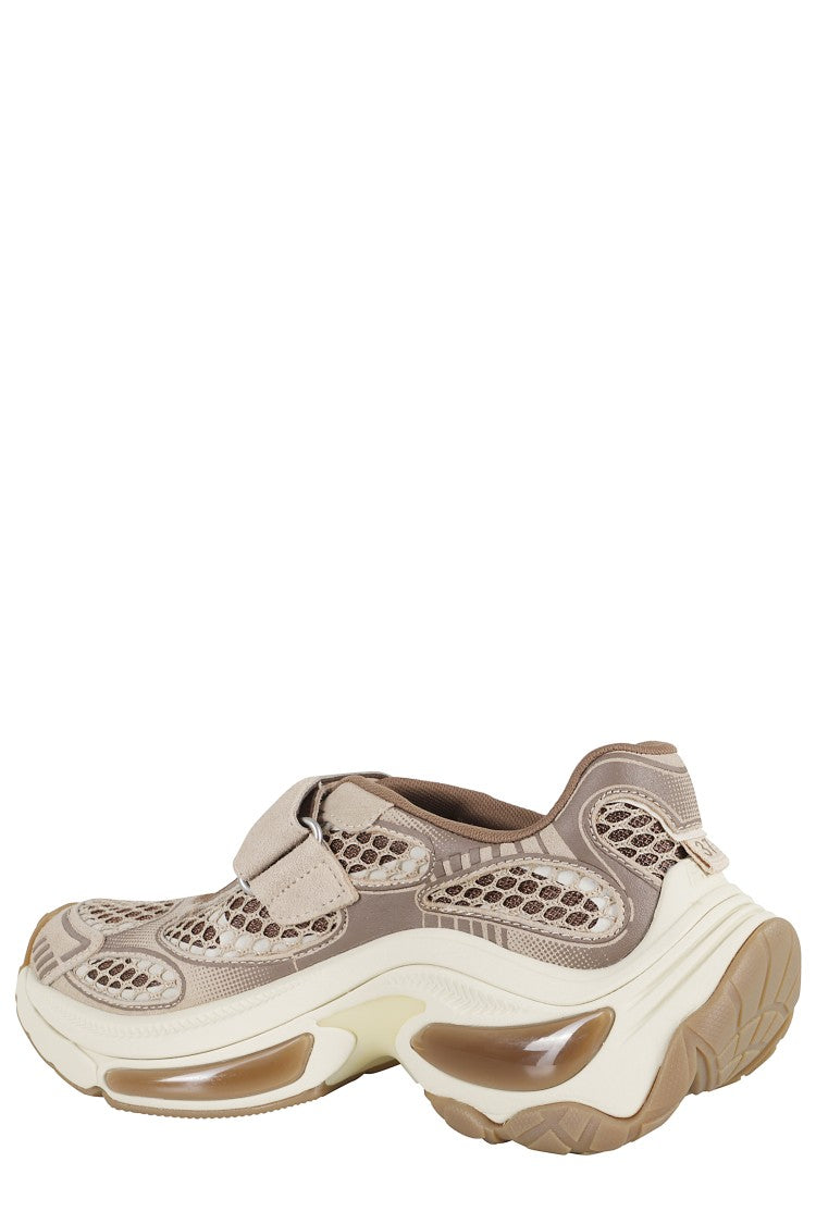 Ash Technical Fabric Sneakers With Suede Closure