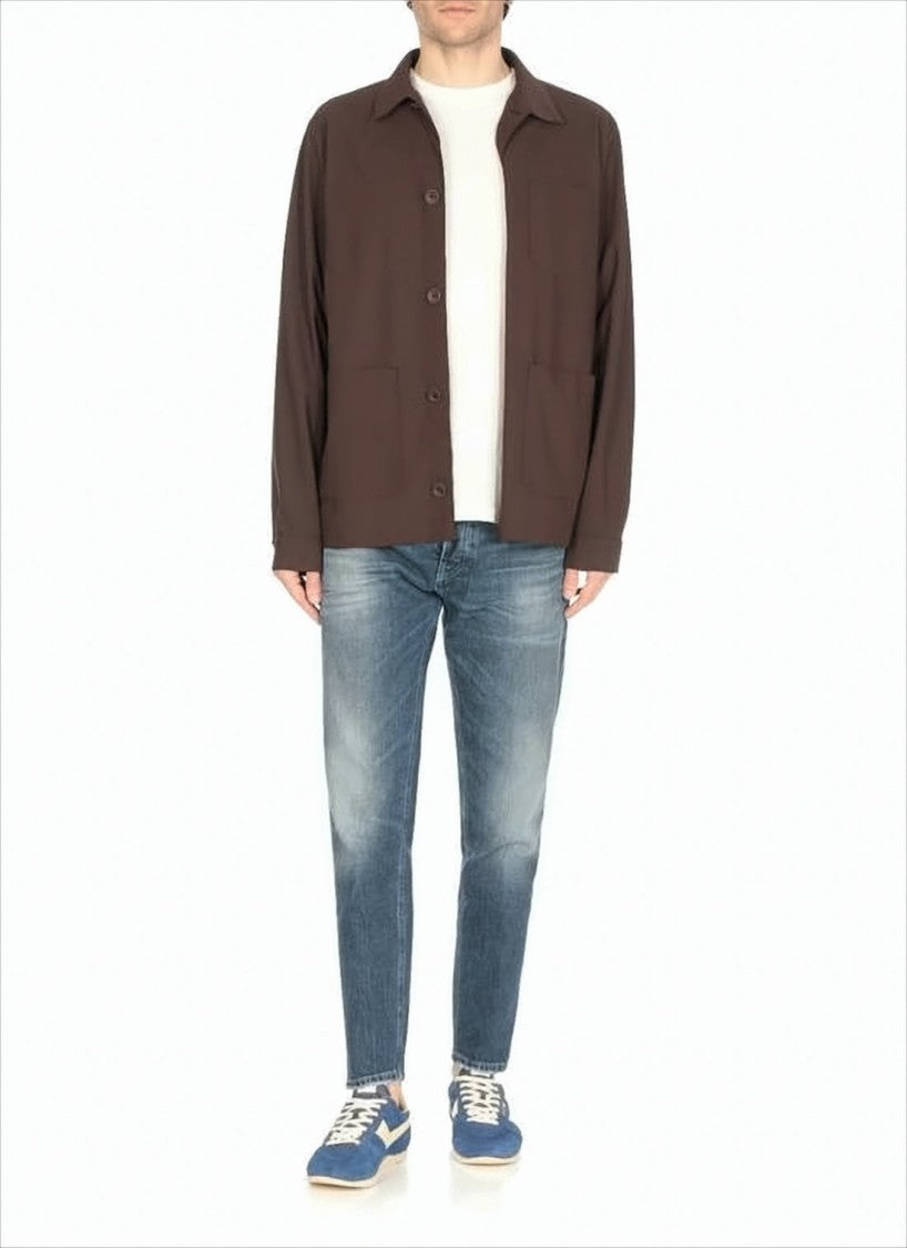 Autry Deep Blue Suede Sneakers With Cream Leather Accents