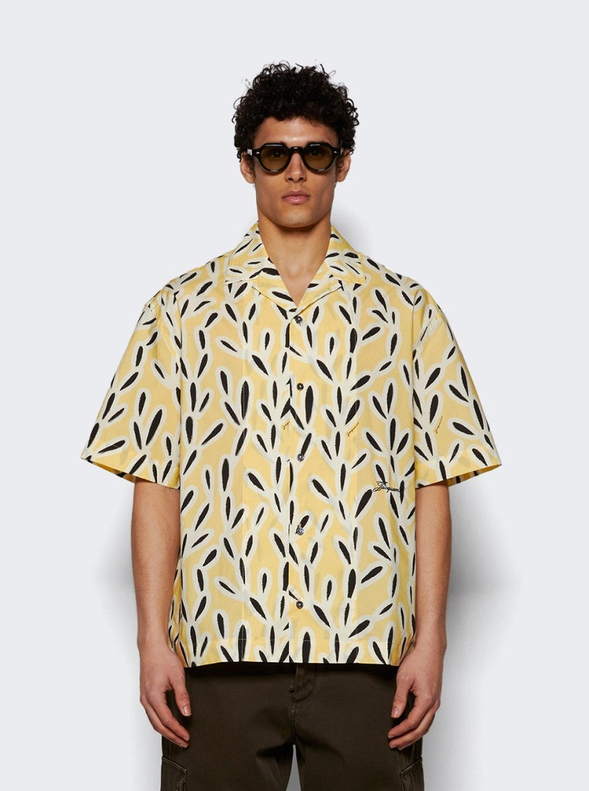 Jacquemus Jean Shirt Yellow And Black