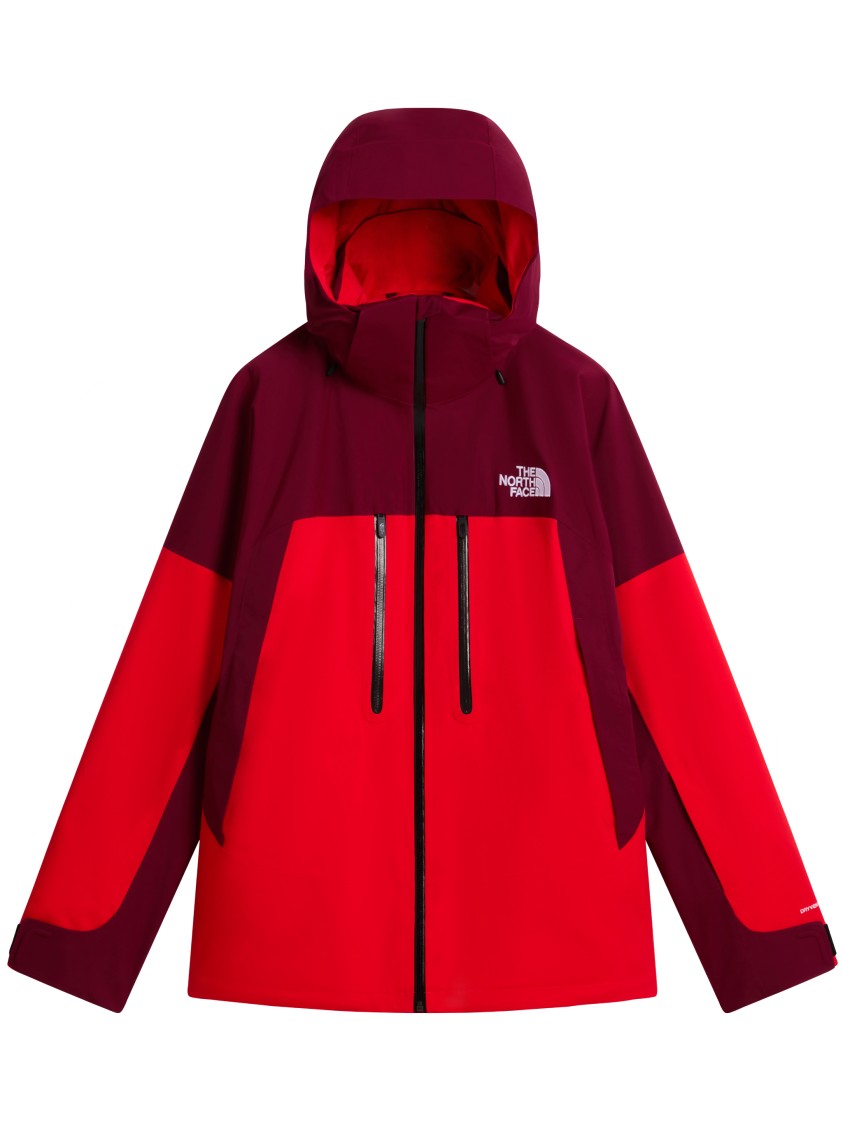 The North Face Two-Tone Casual Jacket With Hood And Zippered Pockets