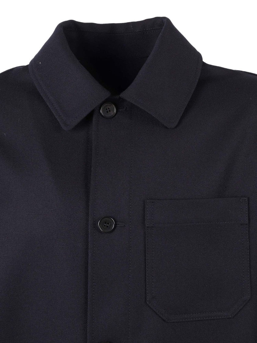 Slowear Zanone Classic Crew Neck Wool Sweater With Ribbed Cuffs And Hem