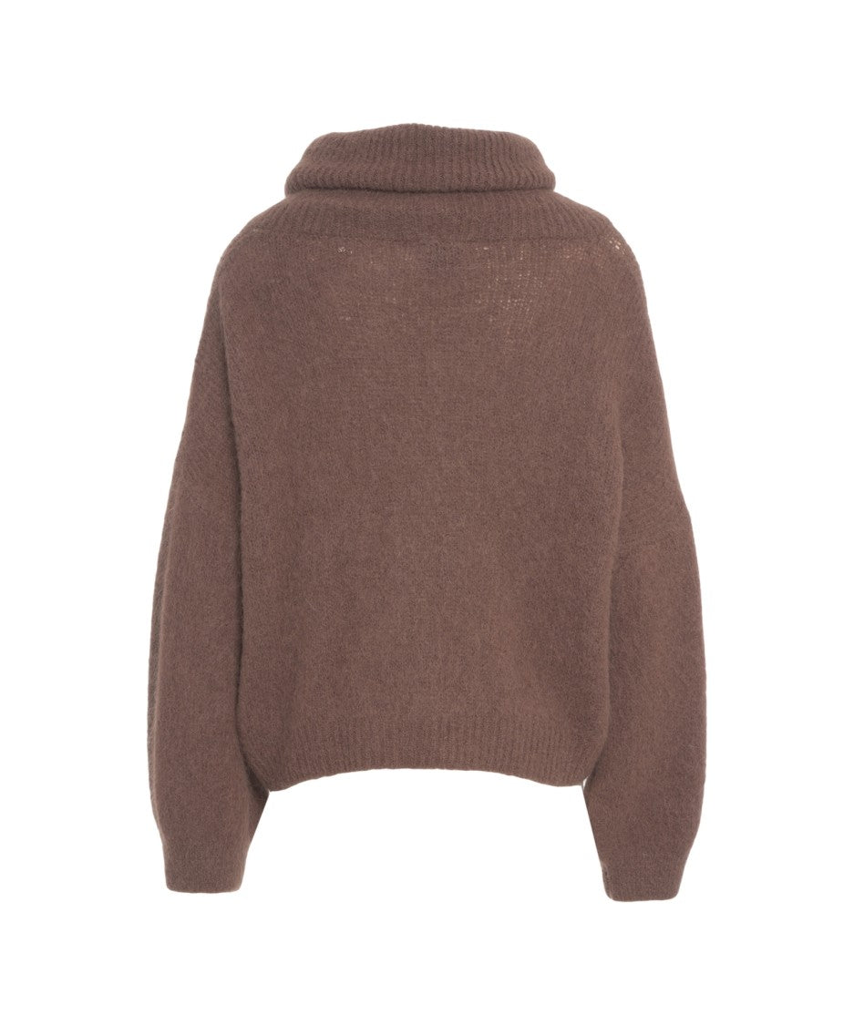 Americandreams Oversized Turtleneck Pullover With Relaxed Fit And Soft Knit Texture